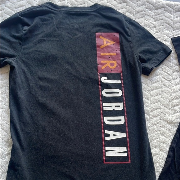 Jordan Kids' Black Graphic T-Shirts Lot (2) - Picture 6 of 8